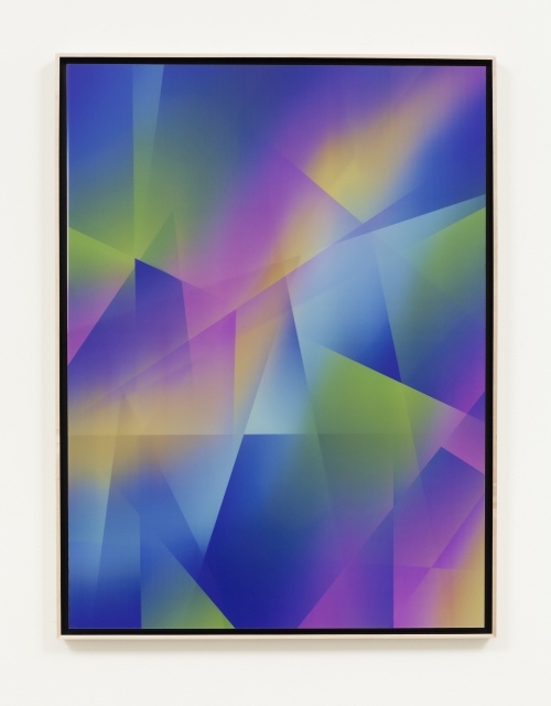 Rafaël Rozendaal. Into Time 14 07 09, 2014. Lenticular Painting, 35 x 47 in. Courtesy of the artist.